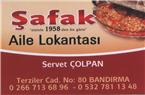 Şafak Aile Lokantası - Balıkesir